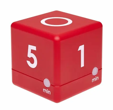 TFA 38.2039.05 - CUBE Timer cyfrowy - czerwony