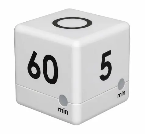 TFA 38.2032.02 - CUBE Timer cyfrowy - biały