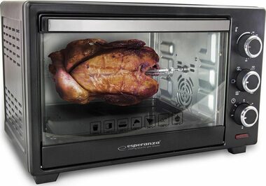 Esperanza EKO006 NAPOLI minipiekarnik elektryczny czarny / 1600 W / 25 l / temperatura 0 ~ 250 °C / timer