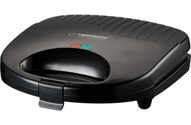 Esperanza EKT009 Opiekacz do kanapek Tortilla czarny / 1000 W / automatyczna regulacja temperatury