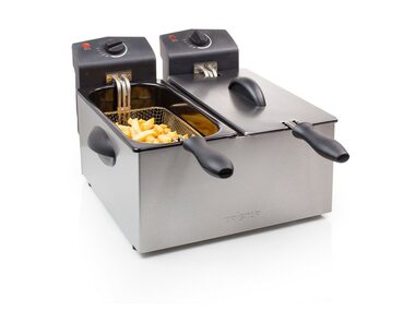 Tristar FR-6937 / Frytkownica podwójna / 2 x 1800W /2x 3 l / termostat