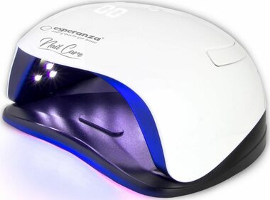 Esperanza EBN005 AMETYST UV LED lampa do paznokci żelowych i lakierów biała / 54 W / czujnik ruchu 