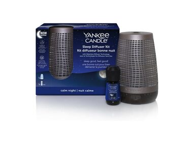 Dyfuzor zapachowy Yankee Candle brązowy Dla spokojnego snu / Dyfuzor zapachowy / Dla spokojnego snu / Automatyczne wyłączanie