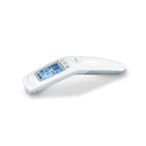 Termometr bezdotykowy BEURER FT 90 / pomiar bezdotykowy / °C i °F / pamięć 60 miejsc / podświetlany wyświetlacz