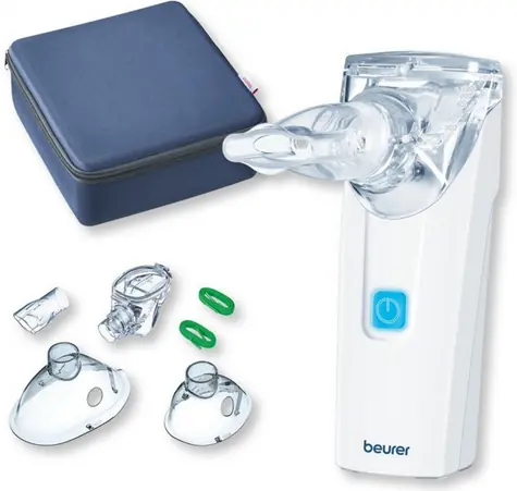 Inhalator BEURER IH 55 / membrana / 0,25 ml-min / bateria 4X AA / akcesoria