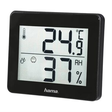Termometr i higrometr HAMA TH-130 czarny