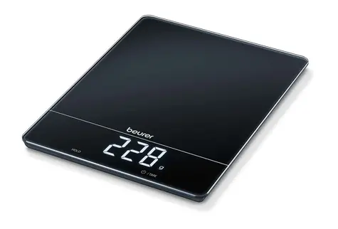 BEURER KS 34 XL czarna / cyfrowa waga kuchenna / max. 15 kg / funkcja TARA / g/kg/lb/oz