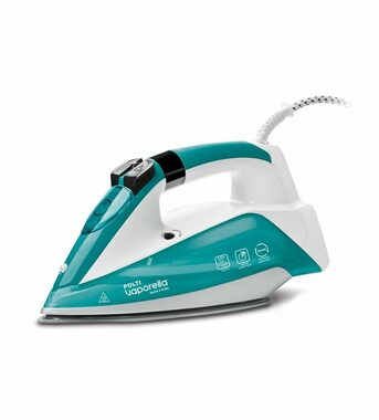 Polti Vaporella Quick & Slide QS210 biało-zielony / Żelazko parowe / 2400W / 350 ml / para 40g-min / uderzenie pary 250g