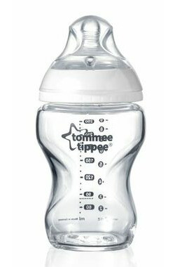 Tommee Tippee Butelka dla niemowląt C2N 250ml szklana / od 0 miesięcy