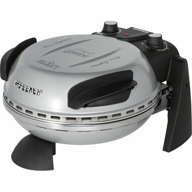 G3Ferrari G1000606 Delizia Silver / Mini piec do pizzy / 1200 W / średnica 31cm / regulowany termostat do 390°C