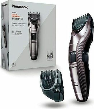 Panasonic ER-GC63-H503 srebrny / Maszynka do strzyżenia / 2 nasadki / długość strzyżenia 0,5-20mm