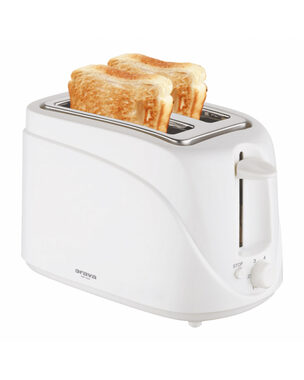 Orava HR-104 biały / toster / 650 W / 2 miejsca / 6 stopni zarumienienia