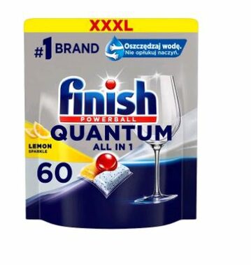 FINISH Quantum All-in-1 60 szt. Lemon / Tabletki do zmywarki 