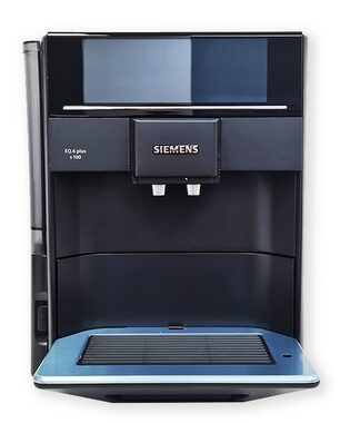 Bez opakowania - Siemens EQ.6 PLUS s100 TE651319RW czarny / Automatyczny ekspres do kawy / 1500 W / 1,7 l / 15 barów / kawa ziarnista i mielona / bez opakowania