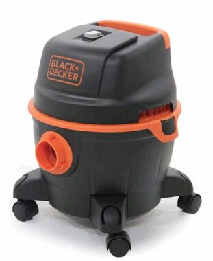 Black&Decker BXVC15PE / Odkurzacz wielofunkcyjny z akcesoriami / 1200W / 15 L / Odkurzanie na mokro i na sucho
