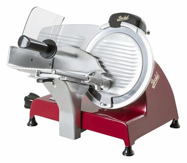 Berkel Red Line RL 250 / krajalnica kuchenna / 190 W / średnica ostrza 250 mm / 0-14 mm / czerwona