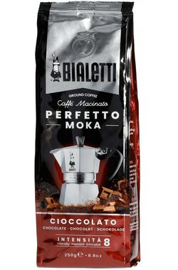 Bialetti Perfetto Moka Cioccolato 250g / kawa mielona / 50% Arabica i 50% Robusta / nuty czekolady  