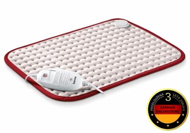BEURER Hk Comfort biały / poduszka grzewcza / 100W / 3 temperatury / 44 x 33 cm