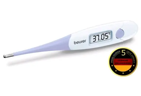 BEURER OT 20 biało-fioletowy / termometr owulacyjny / °C / 1 pamięć / wodoodporny / aplikacja mobilna