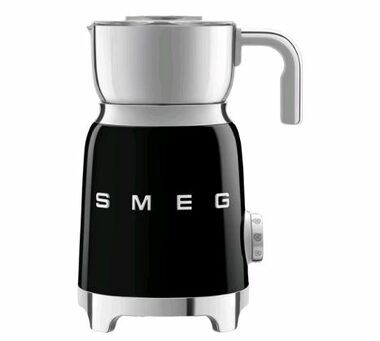 SMEG MFF11BLEU czarny / Spieniacz do mleka / 500 W / 500 ml / 6 ustawień