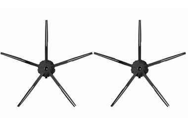 Roborock Szczotka boczna do S7 i S7+ i S7MaxV i Q7 i Q7Max i Q7+ i S5Max i S6Pure i S6 i S6MaxV i E4 i E5 2 szt. czarna