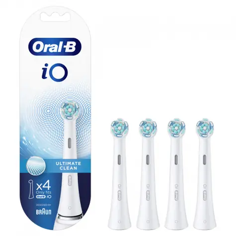 Oral-B iO Ultimate Clean biały 4 szt./zapasowa główka do iO Ultimate Clean