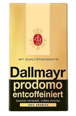 Dallmayr Bezkofeinowa HVP 500 g / Kawa mielona / bezkofeinowa / 100% Arabica