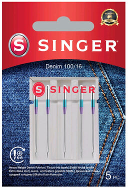 Singer Denim - 100/16 5szt / Igły / do dżinsów