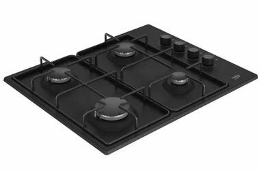 Beko HIBG64120SB czarny / Płyta gazowa / 4 płyty 