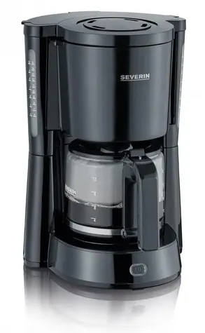 Severin KA 4815 czarny / Ekspres przelewowy / 1000W / 1,25 l