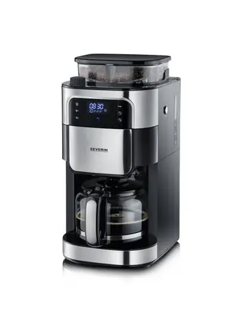 Severin KA 4813 czarno-srebrny / Ekspres przelewowy / 1000W / 1,25 l 