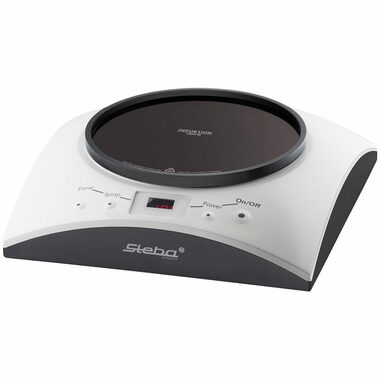 Steba IK 11 S biała / Kuchenka indukcyjna / 1000 W / 6 poziomów temperatury