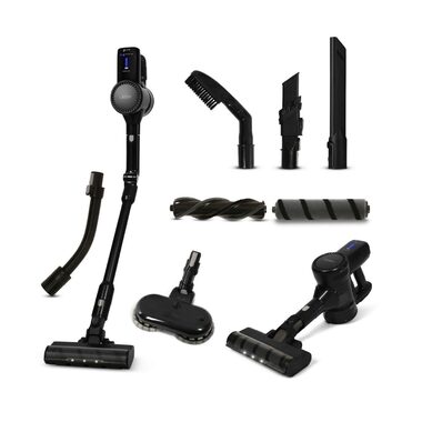 Lauben Stick Vacuum & Mop 3w1 Pet Deluxe 400BC czarny / odkurzacz kijowy i ręczny + mop / 400W / 0,8 l / 2000 mAh / HEPA