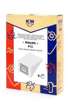 Worki do odkurzacza K&M Philips P15 / 5 szt  
