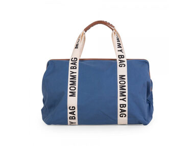 Torba do przewijania Childhome Mommy Bag Canvas Indigo / 55 x 30 x 40 cm / ładowność 5 kg