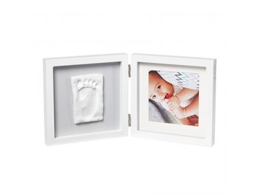 Baby Art My Baby Style Simple Grey/Ramka na zdjęcie i odcisk dłoni lub stopy