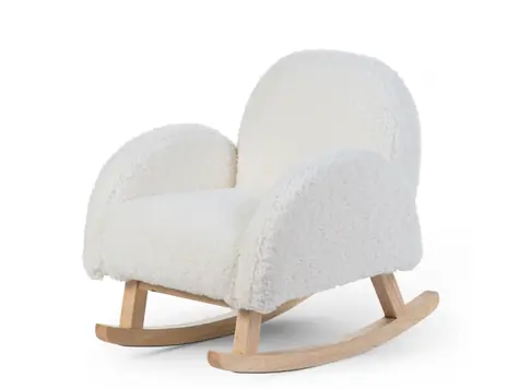 Childhome Fotel bujany dla dzieci Teddy Off White / 52 x 45 x 51 cm / od 3 lat
