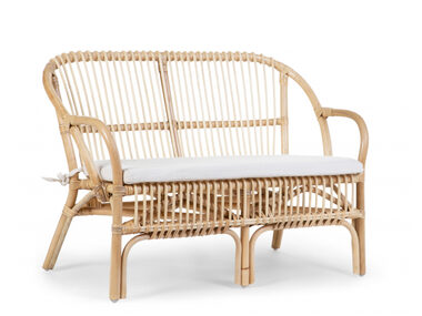 Childhome Sofa rattanowa dla dzieci Montana Natural / 80 x 45 x 55 cm / od 3 lat
