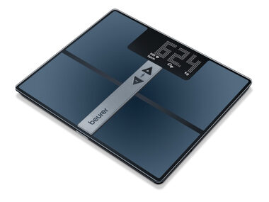 BEURER BF 980 niebieska / waga osobista / cyfrowa / Wi-Fi / rozdzielczość 100 g / nośność 180 kg / USB-C / dane diagnostyczne 