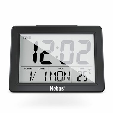 Mebus 25739 Kwarcowy budzik / budzik / 3 x AAA