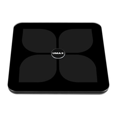 Umax US20HRC czarny / Inteligentna waga / nośność 180 kg / Bluetooth 4.0 / Wi-Fi