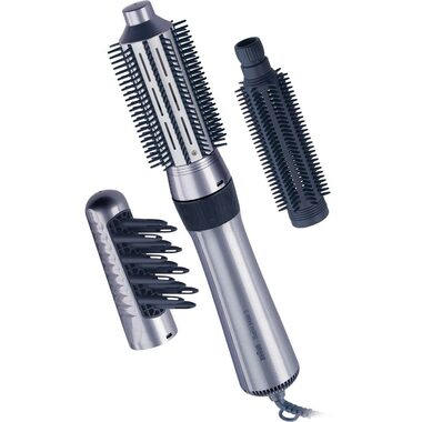 Braun Satin Hair 3 AS330 czarny / Lokówka na gorące powietrze / 400 W / 2 temperatury / doczepki 23 mm i 38 mm