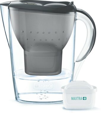 Brita Marella PF szary / czajnik z filtrem wody / 2,4 l / filtr: Maxtra+ Pure Performance