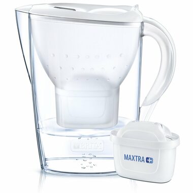 Brita Marella biały / czajnik z filtrem wody / 2,4 l / filtr: Maxtra+