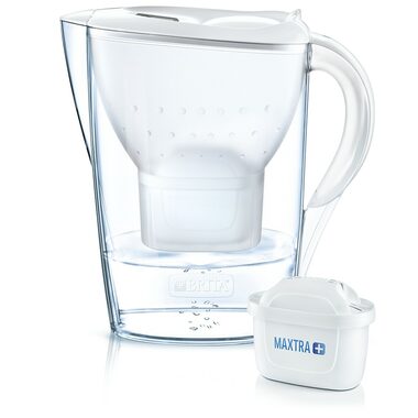 Brita Marella XL biała / czajnik z filtrem / 3,5 l / filtr: Maxtra+