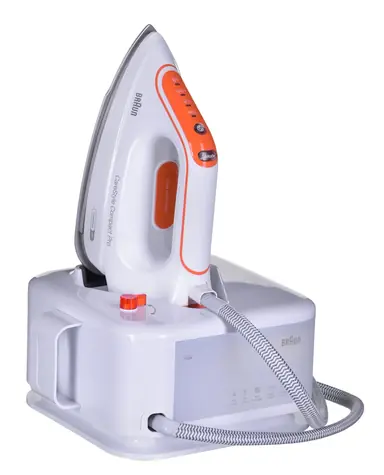 Braun CareStyle Compact Pro IS2561WH pomarańczowy / Generator pary / 2400 W / 6 barów / Ciągły strumień pary: 120 g-min