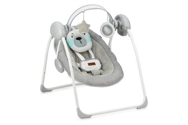 Momi Liss Fotel bujany z melodiami niebieskiego misia / od urodzenia do 9 kg