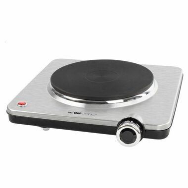 Clatronic EKP 3788 czarno-szary / Kuchenka elektryczna jednopłytowa / 1500W