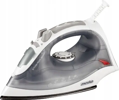 Mesko MS 5037 szary / Żelazko parowe / 2800W / 170 ml / 35 g-min