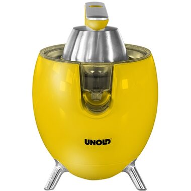 Unold 78132 żółty / Wyciskarka do cytrusów / 300 W / bez BPA / stal nierdzewna